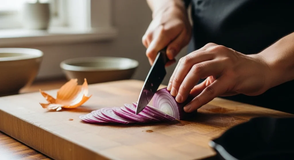 How to Chop Onions Like a Chef Without Tears