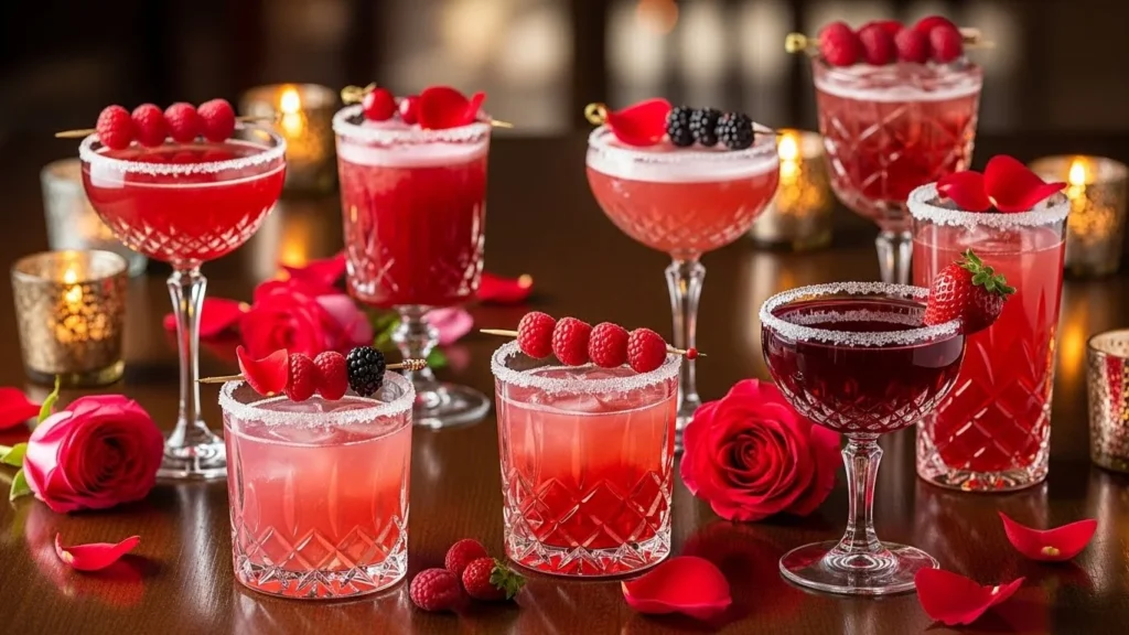 25 Romantic Valentine’s Day Cocktails That Turn Up the Mood
