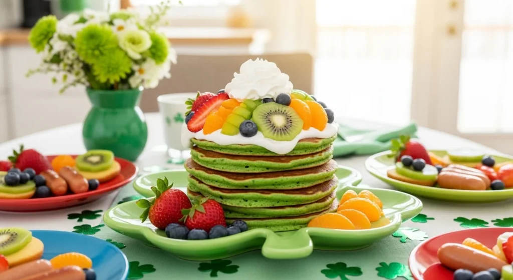 23 Fun St Patrick’s Day Green Pancakes Kids Go Crazy For